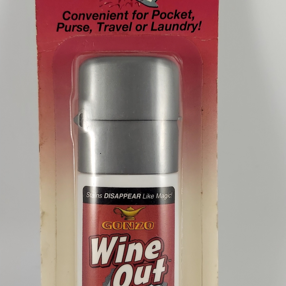 Gonzo Wine Out Stain Remover Red Wine 1 fl oz Travel Size for Pocket or Purse